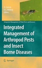Tapa de Integrated management of arthropod pests and insect borne diseases