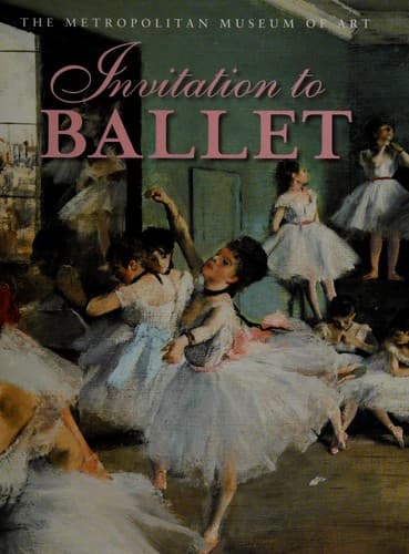 Tapa de Invitation to ballet