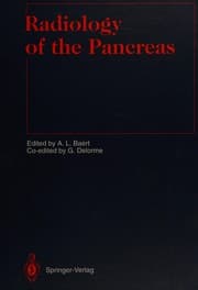 Tapa de Radiology of the pancreas