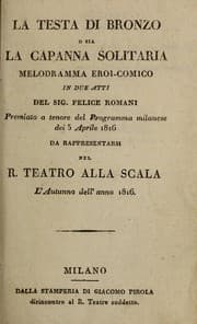 Tapa de La testa di bronzo