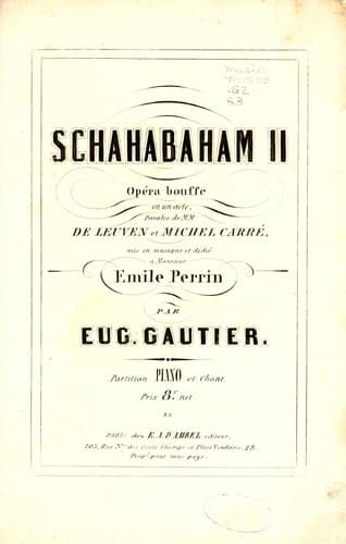 Tapa de Schahabaham II