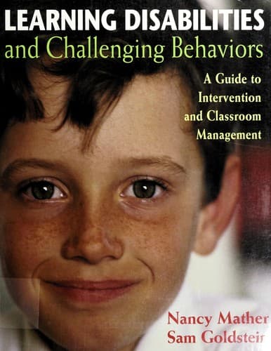 Tapa de Learning disabilities and challenging behaviors