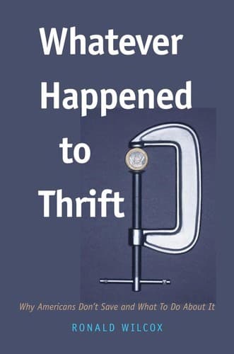 Tapa de Whatever happened to thrift?