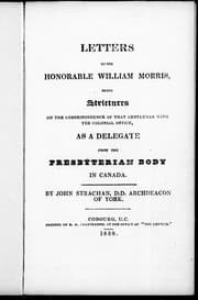 Tapa de Letters to the Honorable William Morris
