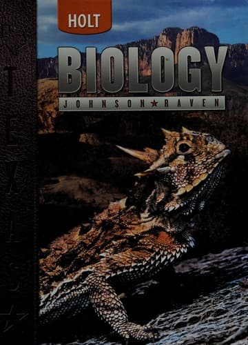 Tapa de Texas Holt Biology 2004