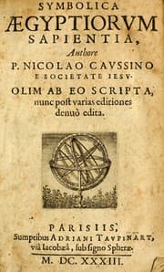 Tapa de Symbolica aegyptiorvm sapientia