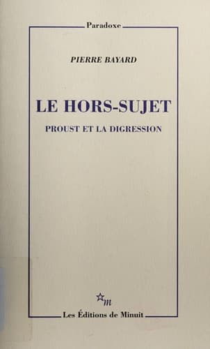 Tapa de Le hors-sujet