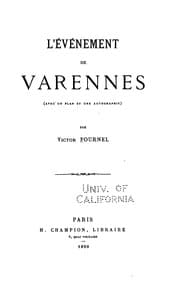 Tapa de L' événement de Varennes