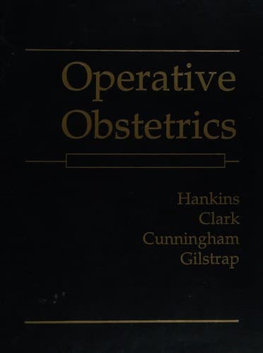 Tapa de Operative obstetrics