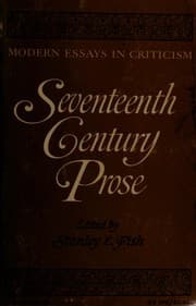 Tapa de Seventeenth-century prose