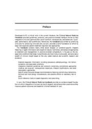 Tapa de Clinical natural medicine handbook
