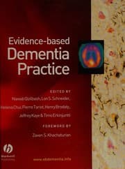 Tapa de EVIDENCE BASED DEMENTIA PRACTICE; ED. BY NAWAB QIZILBASH