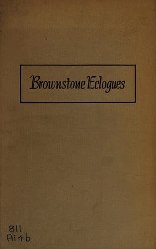 Tapa de Brownstone eclogues, and other poems