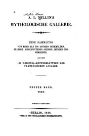 Tapa de Mythologische Gallerie: Eine Sammlung von mehr als 750 antiken Denkmälern, Statuen ..