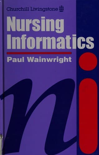 Tapa de Nursing informatics