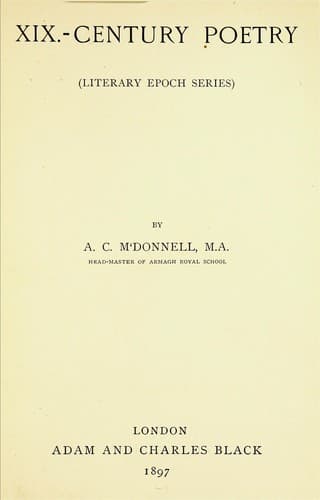 Tapa de XIX.-century poetry