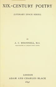 Tapa de XIX.-century poetry
