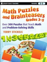 Tapa de Math puzzles and brainteasers, grades 3-5