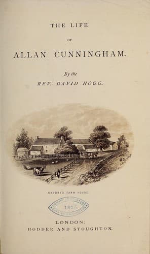 Tapa de Life of Allan Cunningham