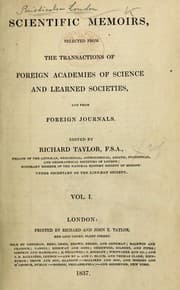 Tapa de Scientific memoirs