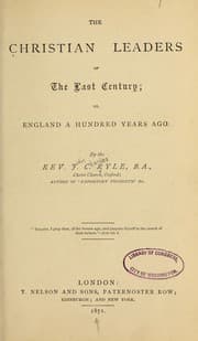 Tapa de The Christian leaders of the last century