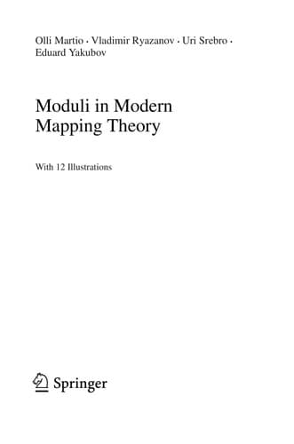 Tapa de Moduli in modern mapping theory