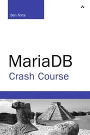 Tapa de MariaDB crash course