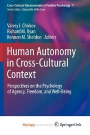 Tapa de Human Autonomy in Cross-Cultural Context