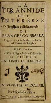 Tapa de La tirannide dell' interesse
