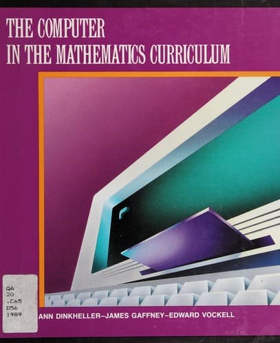 Tapa de The computer in the mathematics curriculum
