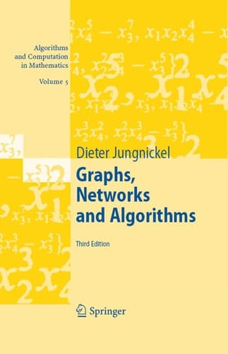 Tapa de Graphs, networks, and algorithms