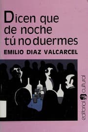 Tapa de Dicen que de noche tú no duermes