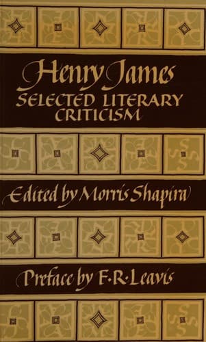 Tapa de Selected literary criticism