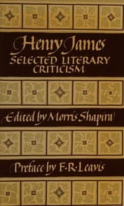 Tapa de Selected literary criticism