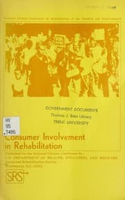 Tapa de Consumer involvement in rehabilitation