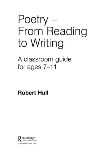 Tapa de Poetry--from reading to writing
