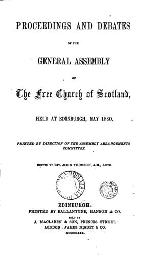 Tapa de PROCEEDINGS AND DEBATES OF THE GENERAL ASSMEBLY