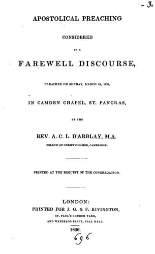Tapa de Apostolical preaching considered, a farewell discourse