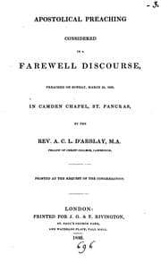 Tapa de Apostolical preaching considered, a farewell discourse
