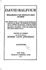 Tapa de David Balfour: Being Memoirs of His Adventures at Home and Abroad. The Second Part ..