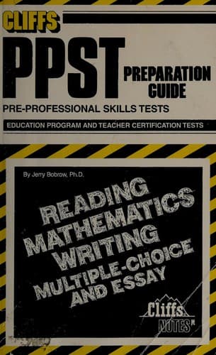 Tapa de Cliffs Pre-Professional Skills Tests