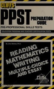 Tapa de Cliffs Pre-Professional Skills Tests