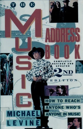 Tapa de The music address book