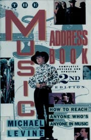 Tapa de The music address book