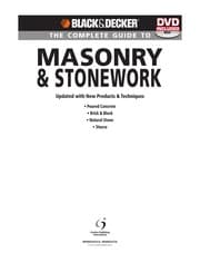 Tapa de The complete guide to masonry & stonework