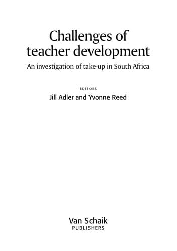 Tapa de Challenges of teacher development