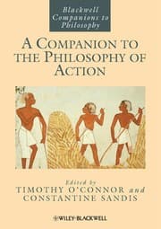 Tapa de A companion to the philosophy of action