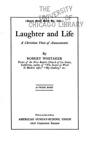 Tapa de Laughter and life