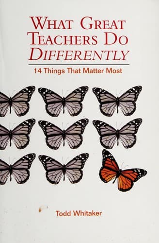 Tapa de What great teachers do differently