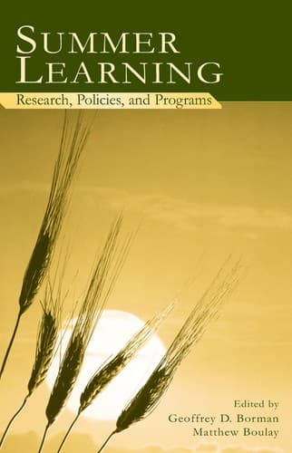 Tapa de Summer learning